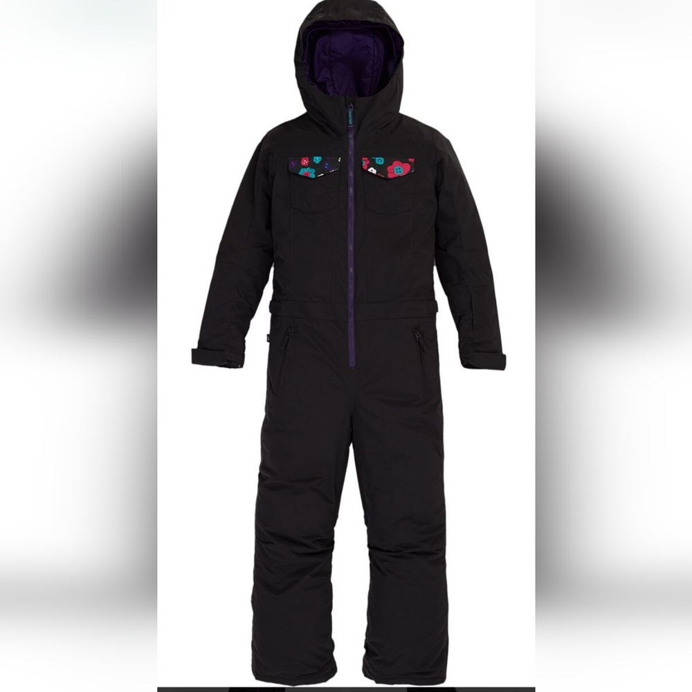 Burton Girls Game Piece one Piece Snowsuit Size XS